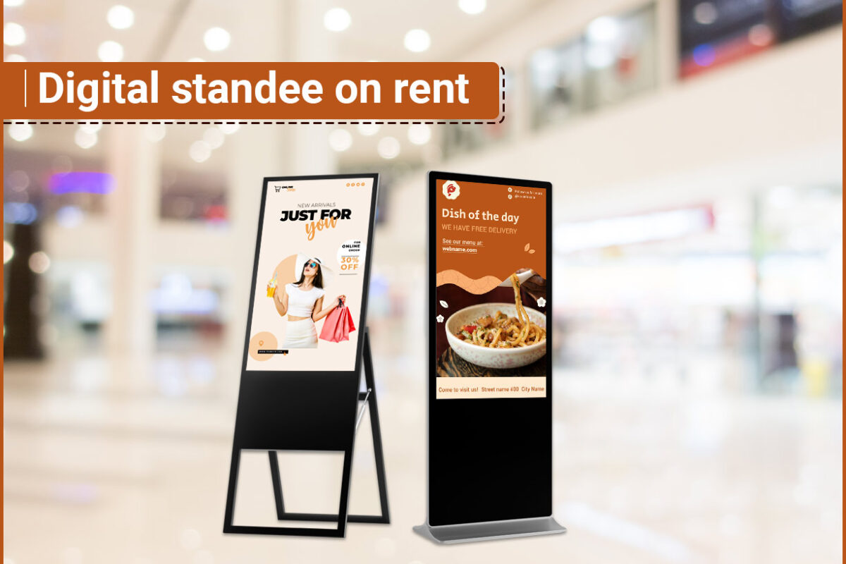 Digital-standee-on-rent