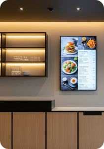 Digital-menu-board-in-quick-service-restaurant