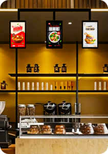 Hanging Display In Cafe 1