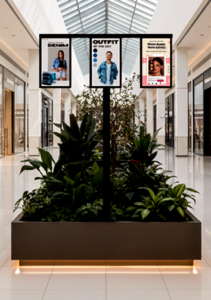 Hanging Display In Mall
