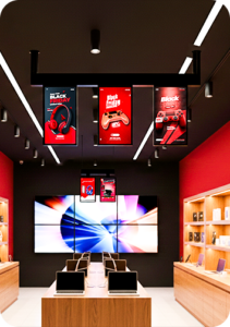 Hanging Display In Retaile Store