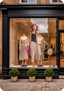LED Transparent Display In Retail 1