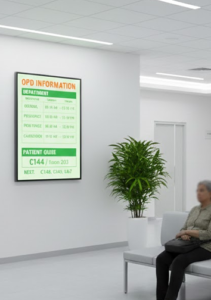 OPD Bill Board In Waiting Area