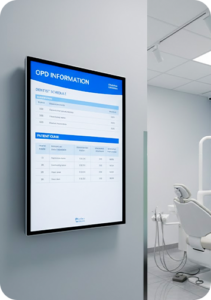 OPD Board In Dental Clinic