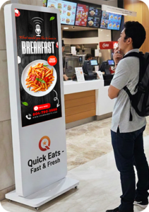 Voice Activated Kiosk In Quick Service Restaurent