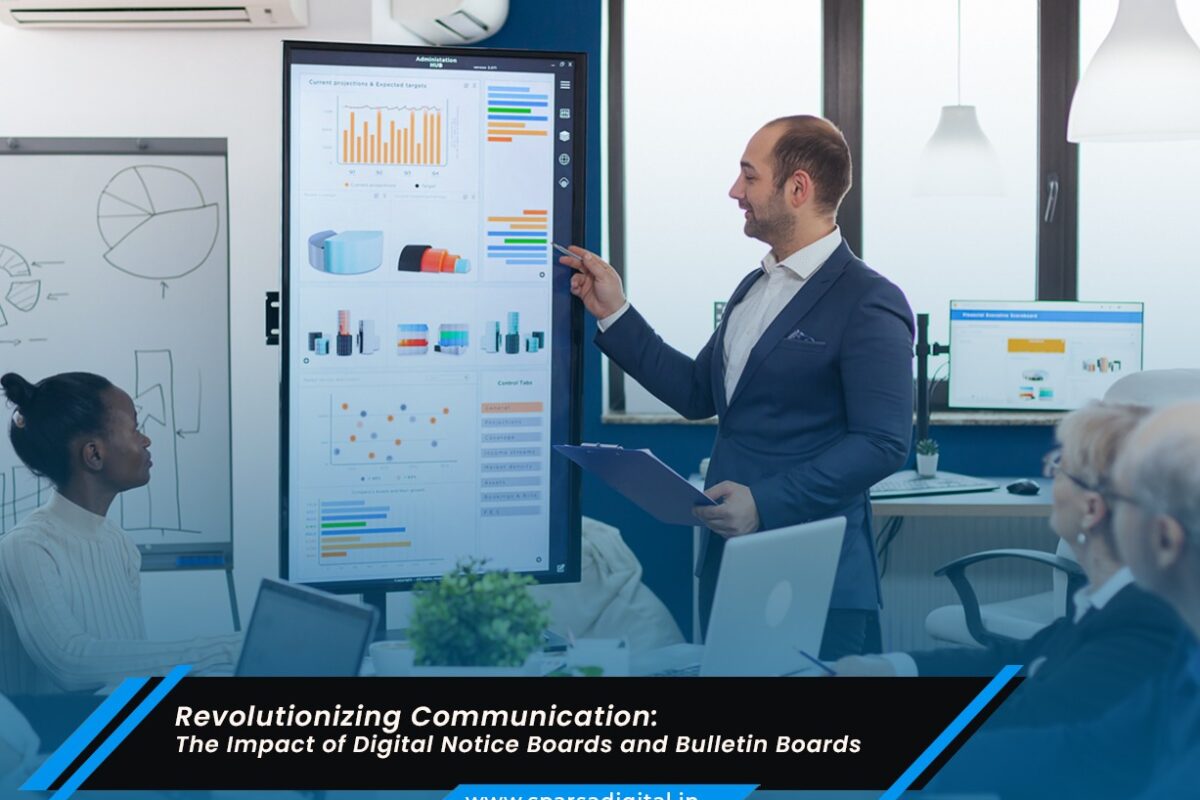 Communication With Digital Notice and Bulletin boards