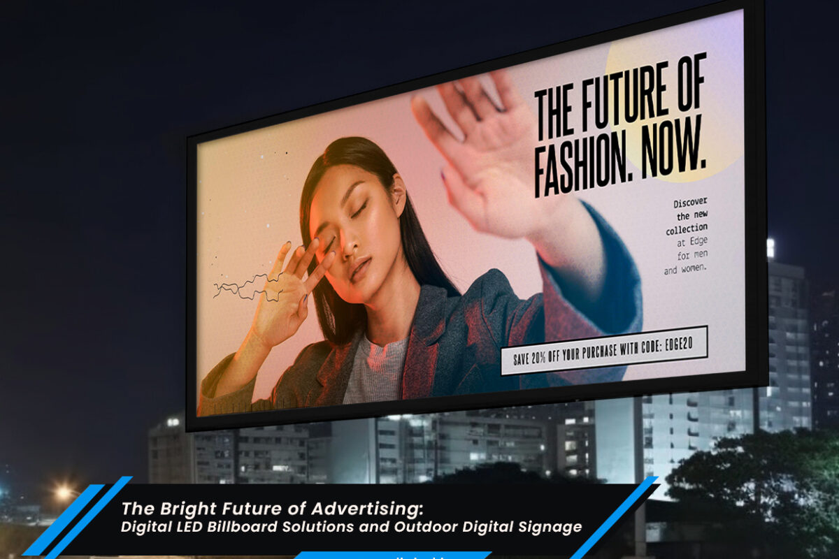 Outdoor billboard advertisement in seaside resort city Mockup