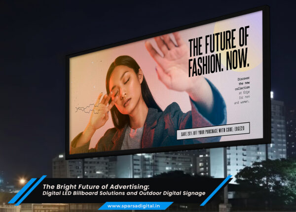 Outdoor billboard advertisement in seaside resort city Mockup