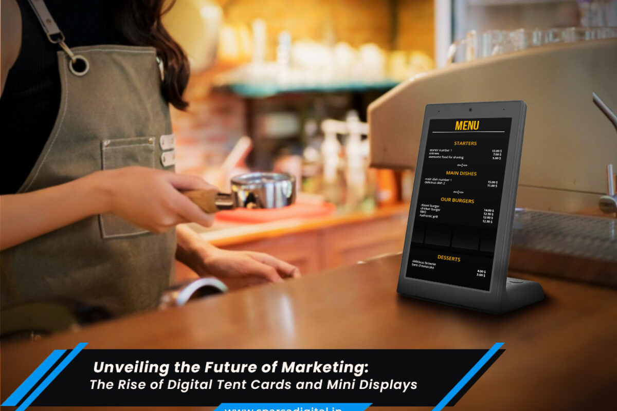 The Rise of Digital Tent Cards and Mini Displays
