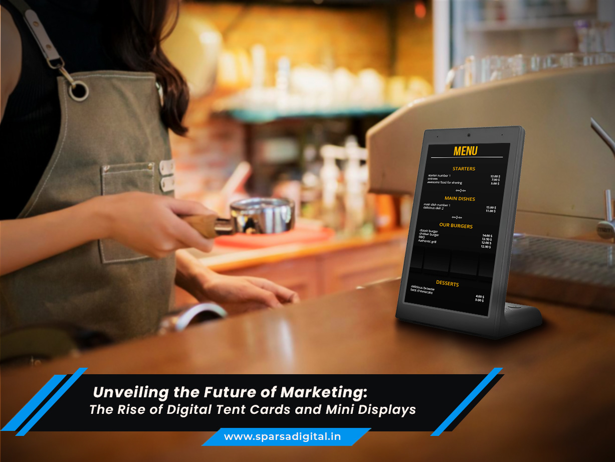 The Rise of Digital Tent Cards and Mini Displays