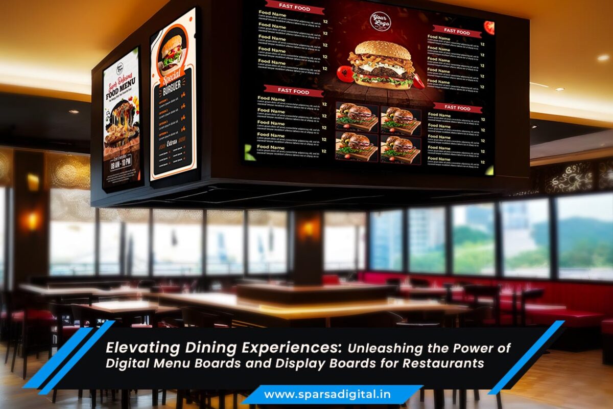 Unleashing the Power of Digital Menu Boards and Display Boards for Restaurants