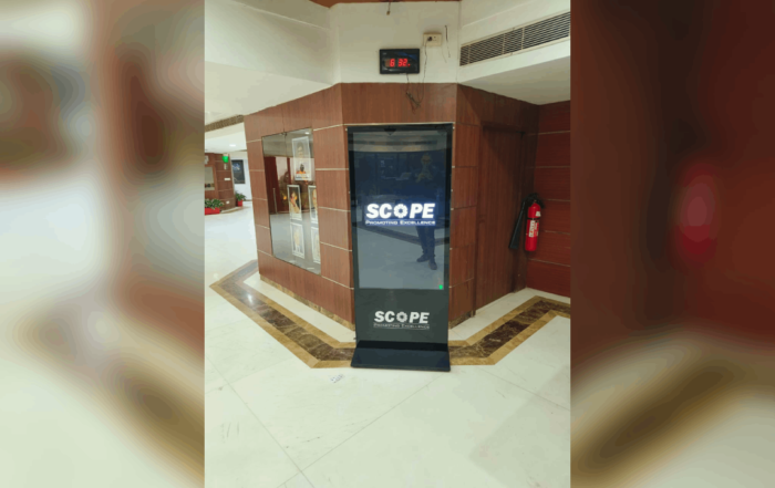Slim Digital Standee for Hospitality