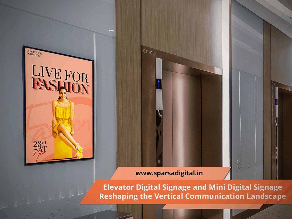 Elevator Digital Signage and Mini Digital Signage