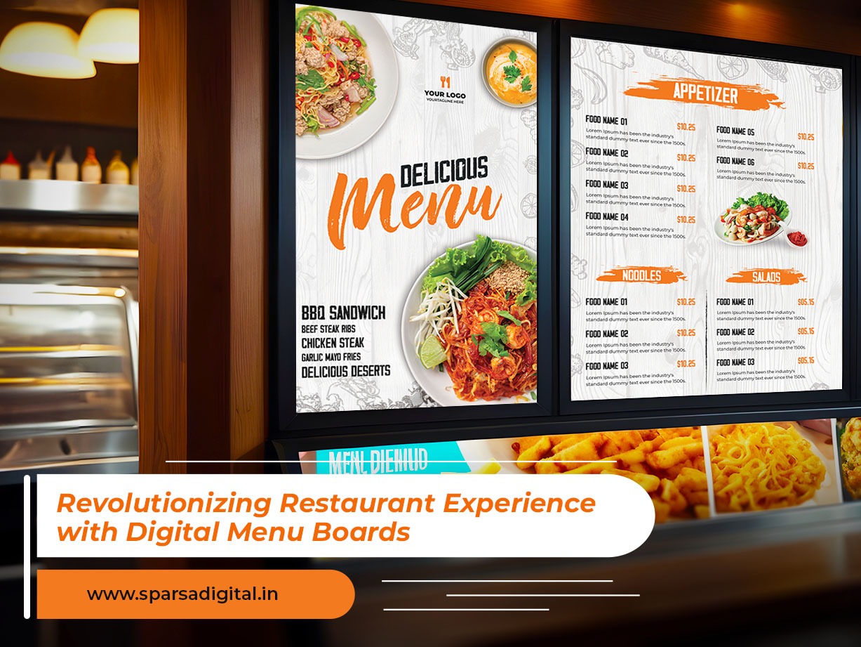 Revolutionizing Restaurant Experience with Digital Menu Boards