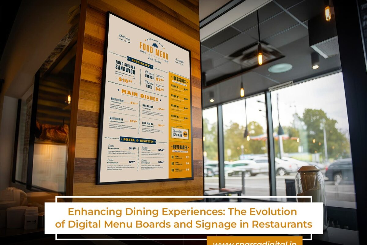 Enhancing Dining Experiences The Evolution of Digital Menu Boards and Signage in Restaurants