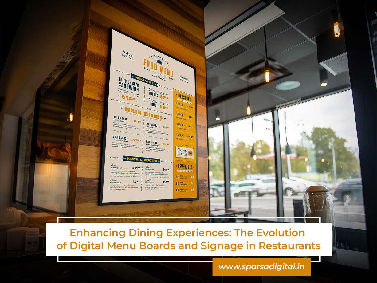 Enhancing Dining Experiences The Evolution of Digital Menu Boards and Signage in Restaurants