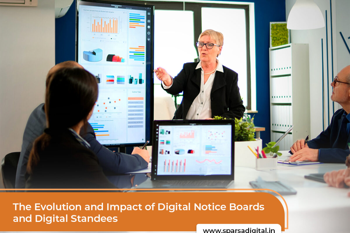 The Evolution and Impact of Digital Notice Boards and Digital Standees