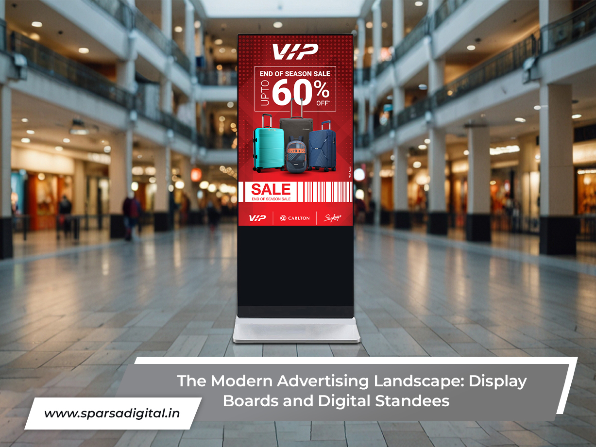 The Modern Advertising Landscape_ Display Boards and Digital Standees