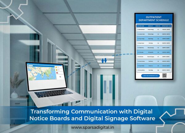 Communication with Digital Notice Boards and Digital Signage Software