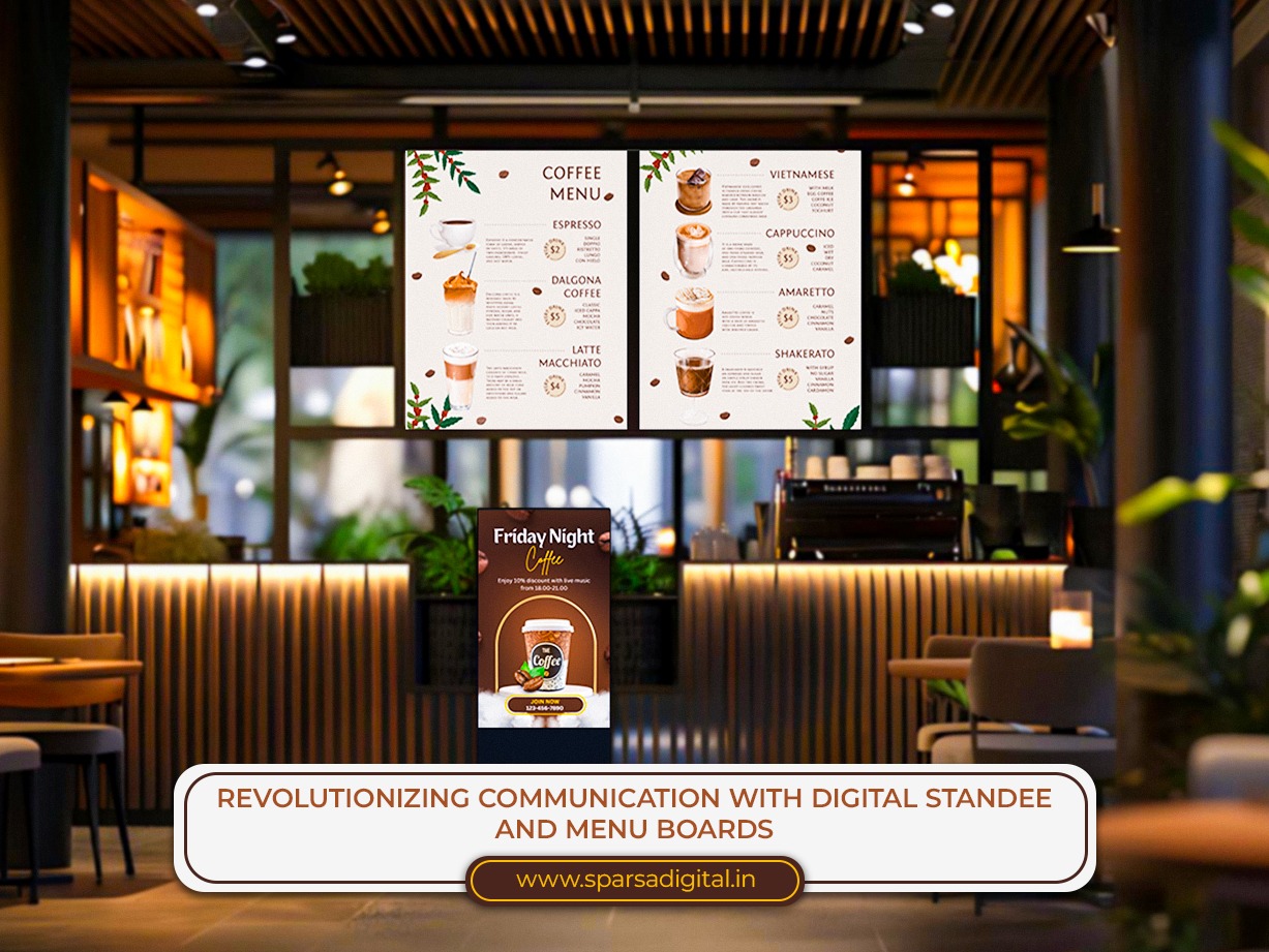 Digital Standee and Menu Boards