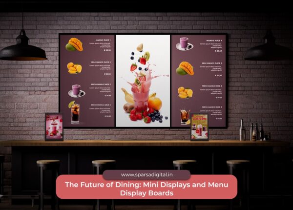 The Future of Dining Mini Displays and Menu Display Boards