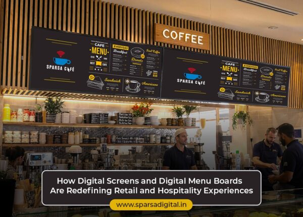 How Digital Screens and Digital Menu Boards Are Redefining Retail and Hospitality Experiences